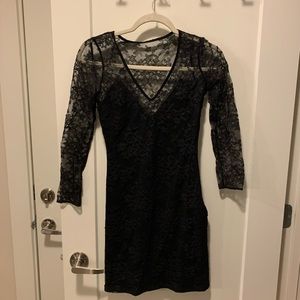 Express Lace Sparkly Dress